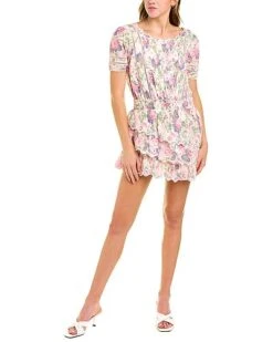 LoveShackFancy Mavis Mini Dress Women