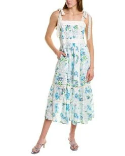 LoveShackFancy Ayala Midi Dress Women