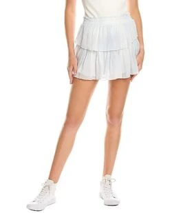 LoveShackFancy Ruffle Mini Skirt Women