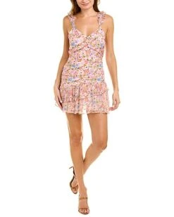 LoveShackFancy Desra Mini Dress Women