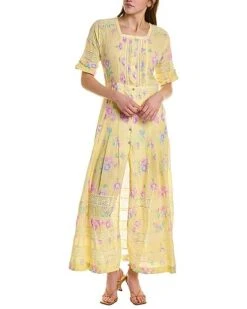 LoveShackFancy Edie Midi Dress Women