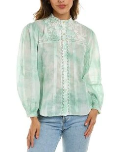 LoveShackFancy Resort Hand-Dye Ronda Top Women