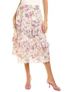 LoveShackFancy Nalia Skirt Women