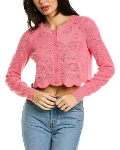LoveShackFancy Muriel Crop Cardigan Women