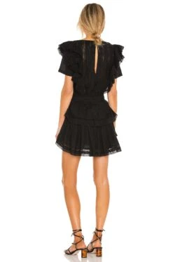 LoveShackFancy Natasha Dress Black -LoveShackFancy Shop LESH WD133 V3