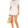 LoveShackFancy Natasha Dress White -LoveShackFancy Shop LESH WD267 V1