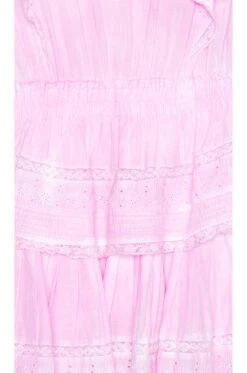 LoveShackFancy Gwen Dress Peony Pink -LoveShackFancy Shop LESH WD285 V4
