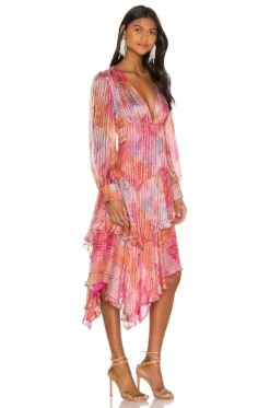 LoveShackFancy Meridian Dress Rainbow Cloud -LoveShackFancy Shop LESH WD293 V2