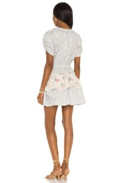LoveShackFancy X REVOLVE Roth Dress Pastel Lemon Blueberry 7 LoveShackFancy X REVOLVE Roth Dress Pastel Lemon Blueberry -LoveShackFancy Shop LESH WD453 V3