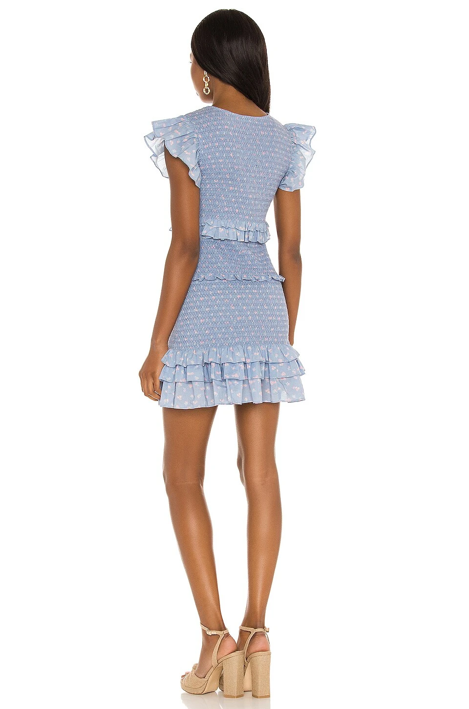 LoveShackFancy X REVOLVE Aveline Dress Blue Baby Pomme 5 LoveShackFancy X REVOLVE Aveline Dress Blue Baby Pomme - Image 3