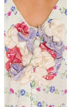 LoveShackFancy Oyana Dress Lilac Crema -LoveShackFancy Shop LESH WD573 V4