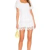 LoveShackFancy Katlee Dress White