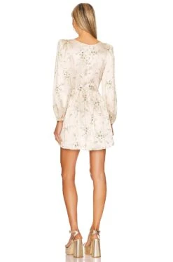 LoveShackFancy Garcia Mini Dress Canary Yellow -LoveShackFancy Shop LESH WD644 V3