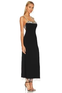 LoveShackFancy Wink Dress Black 8 LoveShackFancy Wink Dress Black -LoveShackFancy Shop LESH WD655 V2