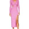LoveShackFancy Bernette Dress Orchid Sparkle -LoveShackFancy Shop LESH WD661 V1