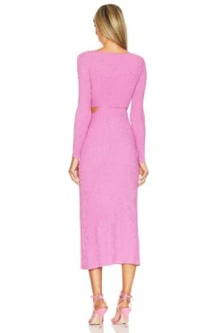 LoveShackFancy Bernette Dress Orchid Sparkle -LoveShackFancy Shop LESH WD661 V3