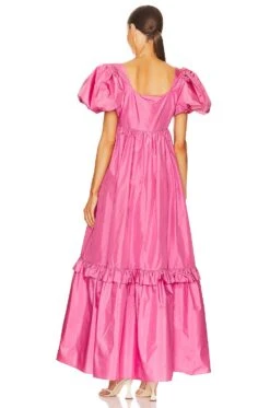 LoveShackFancy Doutzen Dress Powder Pink -LoveShackFancy Shop LESH WD705 V3