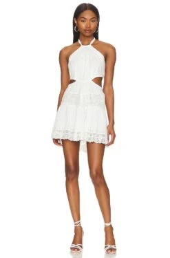 LoveShackFancy X REVOLVE Bohima Dress True White