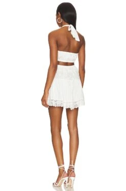 LoveShackFancy X REVOLVE Bohima Dress True White -LoveShackFancy Shop LESH WD709 V3