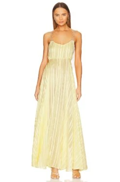 LoveShackFancy Darralis Dress Soft Yellow -LoveShackFancy Shop LESH WD717 V2