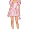 LoveShackFancy Nelisia Dress Pink Ivy -LoveShackFancy Shop LESH WD720 V1
