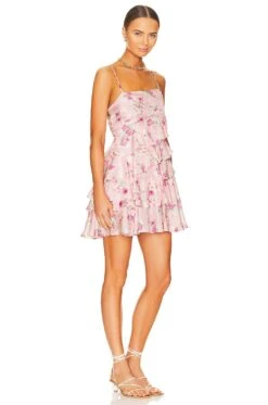LoveShackFancy Imata Dress Pink Ivy -LoveShackFancy Shop LESH WD726 V2