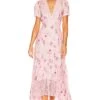 LoveShackFancy Tink Dress Pink Ivy -LoveShackFancy Shop LESH WD727 V1