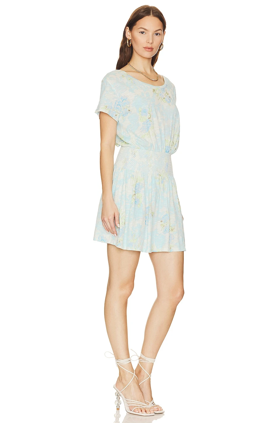 LoveShackFancy Amore Dress Baby Blue Promise 4 LoveShackFancy Amore Dress Baby Blue Promise - Image 2