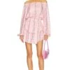 LoveShackFancy VESTIDO POPOVER Pink Malibu -LoveShackFancy Shop LESH WD745 V1
