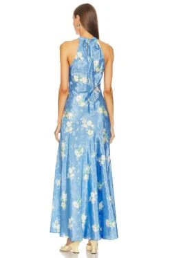 LoveShackFancy Brinda Dress Blueberry Lemonade -LoveShackFancy Shop LESH WD749 V3