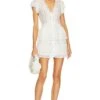 LoveShackFancy Kindler Dress Antique White -LoveShackFancy Shop LESH WD750 V1