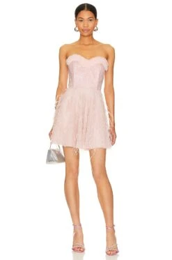 LoveShackFancy Marvella Dress Sweetheart Pink