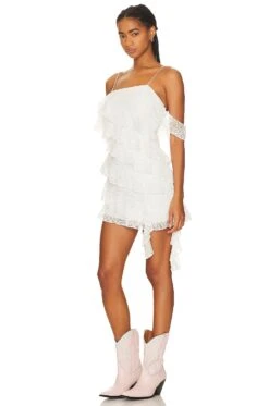 LoveShackFancy Sobine Dress Antique White -LoveShackFancy Shop LESH WD761 V3