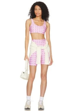 LoveShackFancy Giada Biker Short Rose Patch -LoveShackFancy Shop LESH WF13 V4