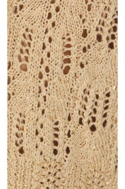 LoveShackFancy Lavette Cardigan Oat Sparkle -LoveShackFancy Shop LESH WK116 V5