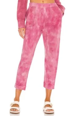 LoveShackFancy Blex Pant Bordeaux