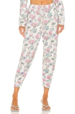 LoveShackFancy Etty Pant Sea Orchid