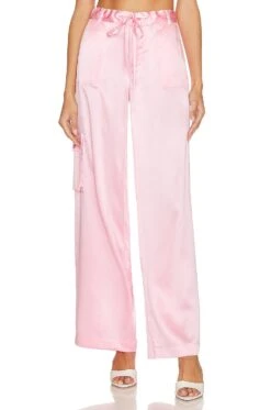 LoveShackFancy Cedric Cargo Pant Sweet Pink