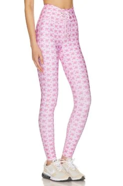 LoveShackFancy Postiana Lace Up Legging Rose Patch -LoveShackFancy Shop LESH WP44 V2