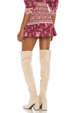 LoveShackFancy X REVOLVE Anguilla Skirt Spiced Apple Red -LoveShackFancy Shop LESH WQ172 V3