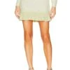 LoveShackFancy Heiress Mini Skirt Pistachio -LoveShackFancy Shop LESH WQ286 V1