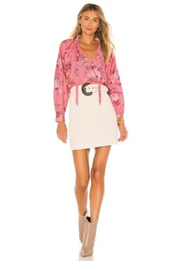 LoveShackFancy Willow Top Charleston Pink -LoveShackFancy Shop LESH WS133 V4