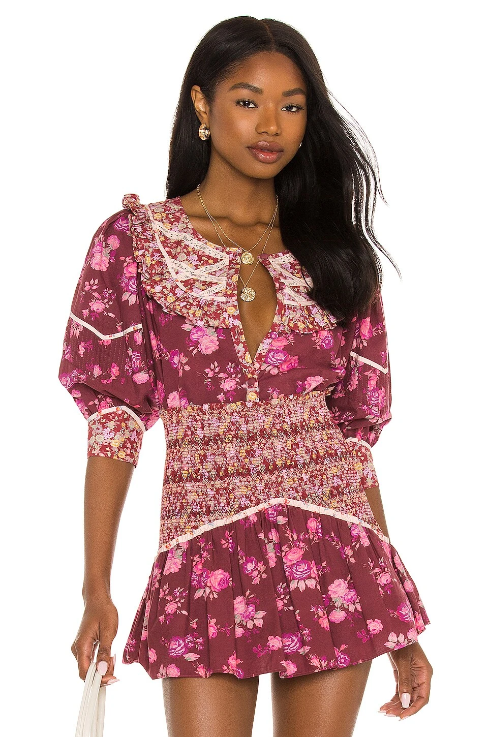 LoveShackFancy X REVOLVE Morrison Top Spiced Apple Red 3 LoveShackFancy X REVOLVE Morrison Top Spiced Apple Red