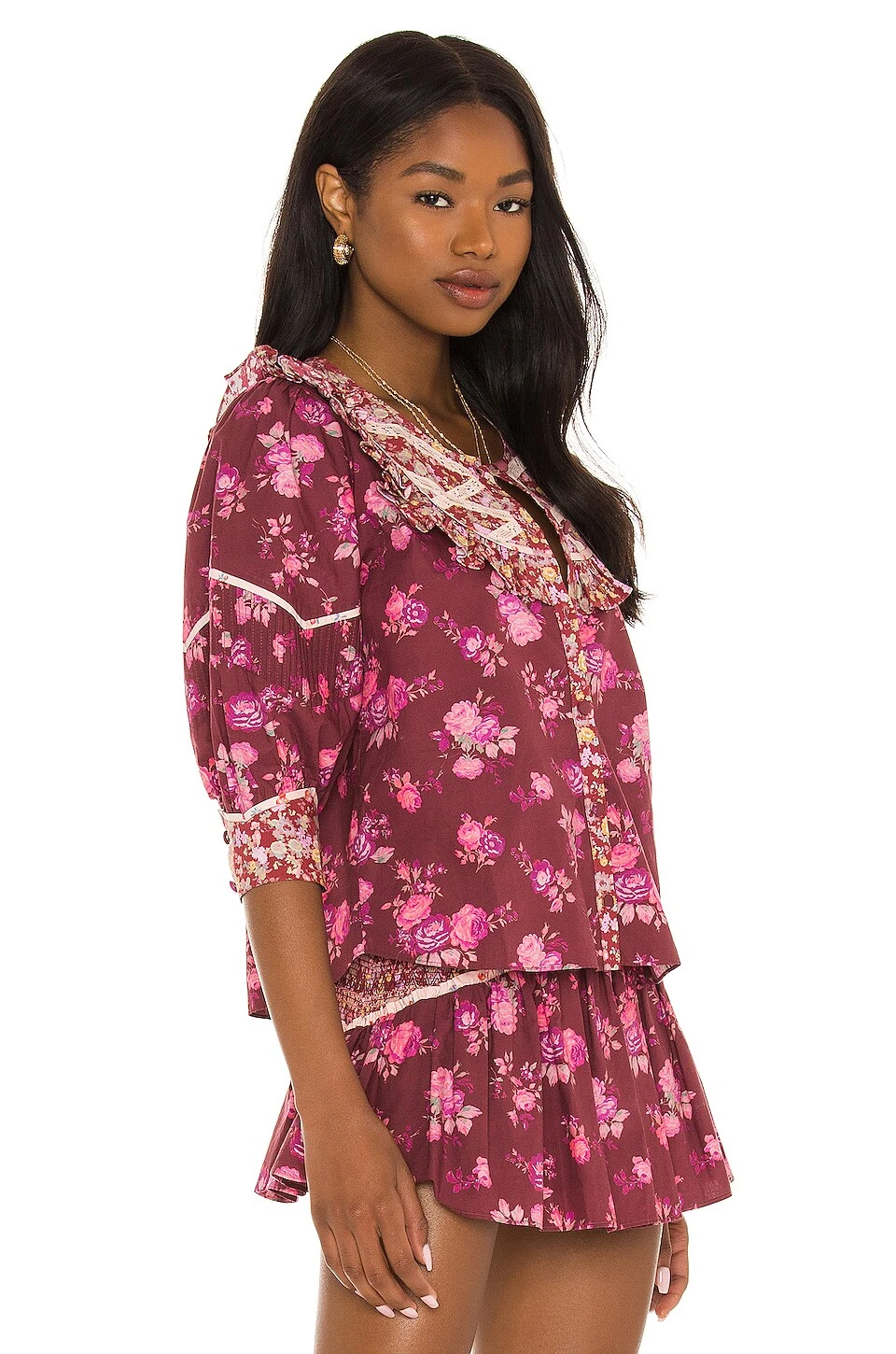 LoveShackFancy X REVOLVE Morrison Top Spiced Apple Red 4 LoveShackFancy X REVOLVE Morrison Top Spiced Apple Red - Image 2