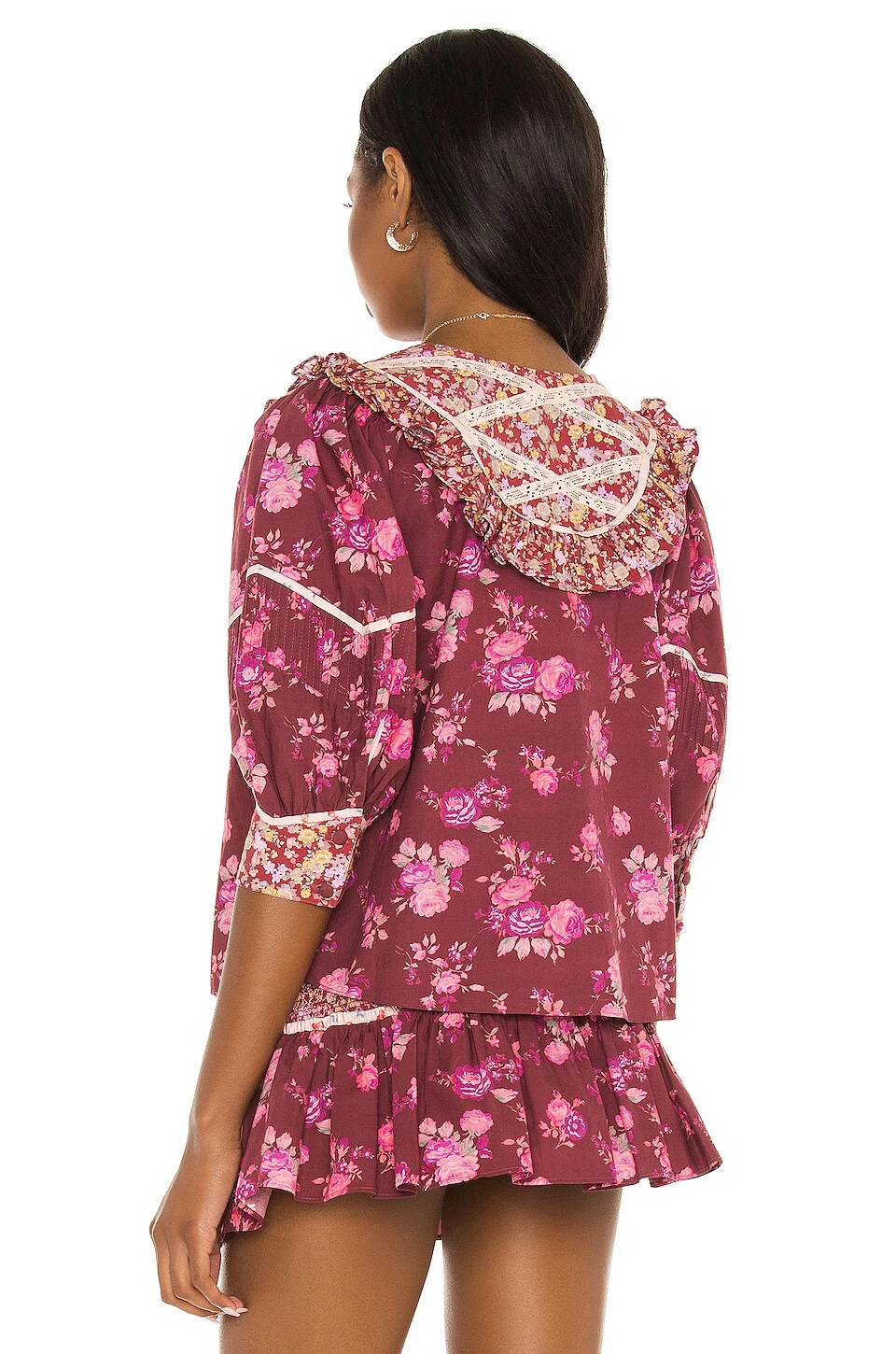 LoveShackFancy X REVOLVE Morrison Top Spiced Apple Red 5 LoveShackFancy X REVOLVE Morrison Top Spiced Apple Red - Image 3