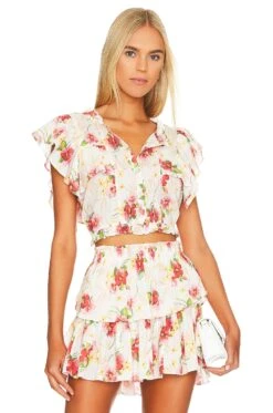 LoveShackFancy Nora Top Island Vibes