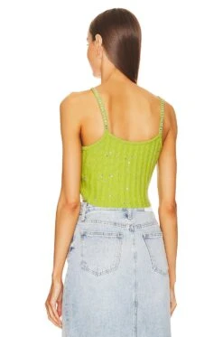 LoveShackFancy CAMISOLA CELMIRA Spring Leaf 9 LoveShackFancy CAMISOLA CELMIRA Spring Leaf -LoveShackFancy Shop LESH WS260 V3