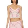 LoveShackFancy Spritely Cami Pink Malibu -LoveShackFancy Shop LESH WS272 V1