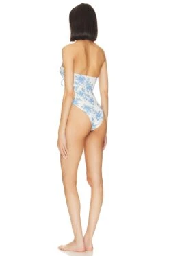 LoveShackFancy Baylor One Piece Cobalt Pop -LoveShackFancy Shop LESH WX72 V3