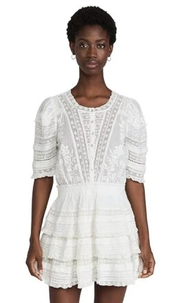 LoveShackFancy Quincy Dress -LoveShackFancy Shop lshac30949102ca 1635350099012 2 0. UX357 QL90